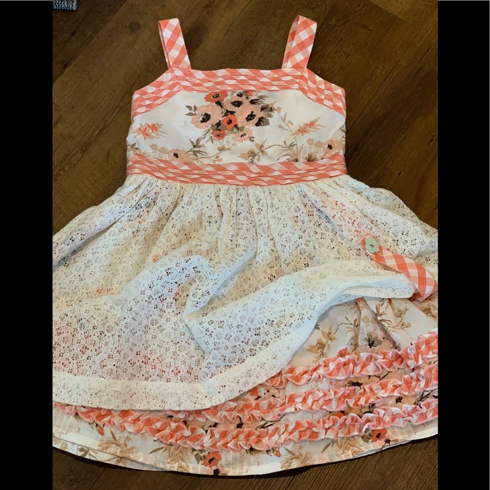 Matilda Jane peach dress- never worn!